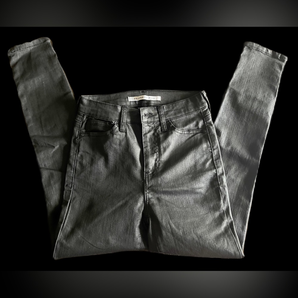 Celebrity Pink Skinny Jeans in Black